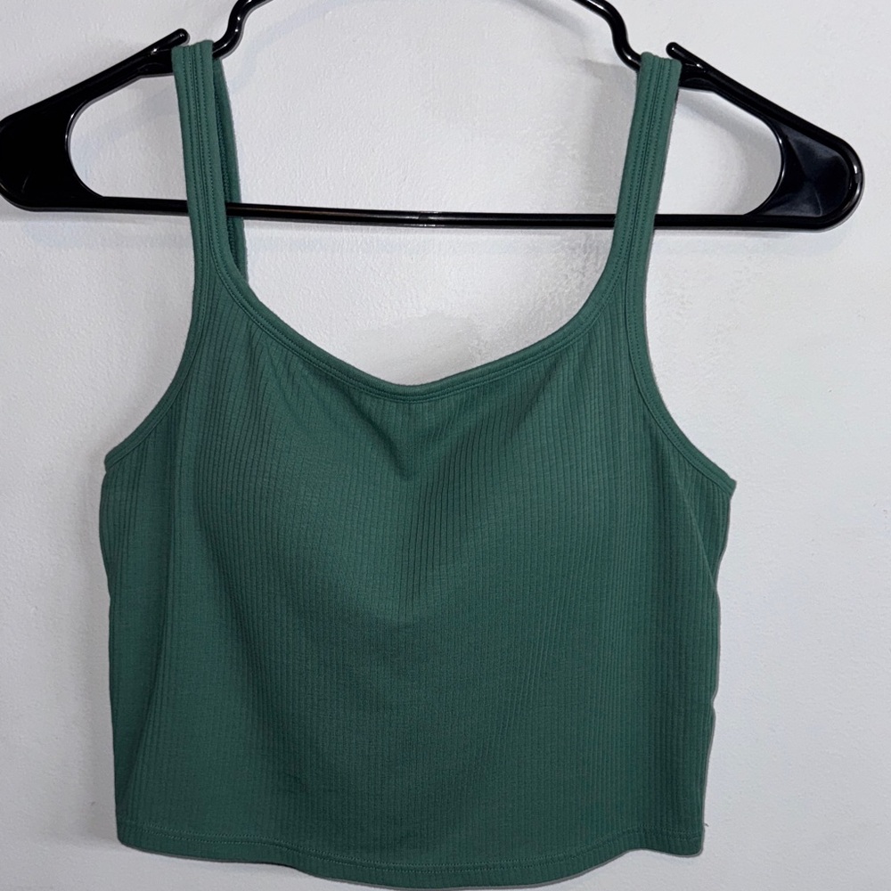 Uniqlo Airism Women's Ribbed Cropped Bra Top